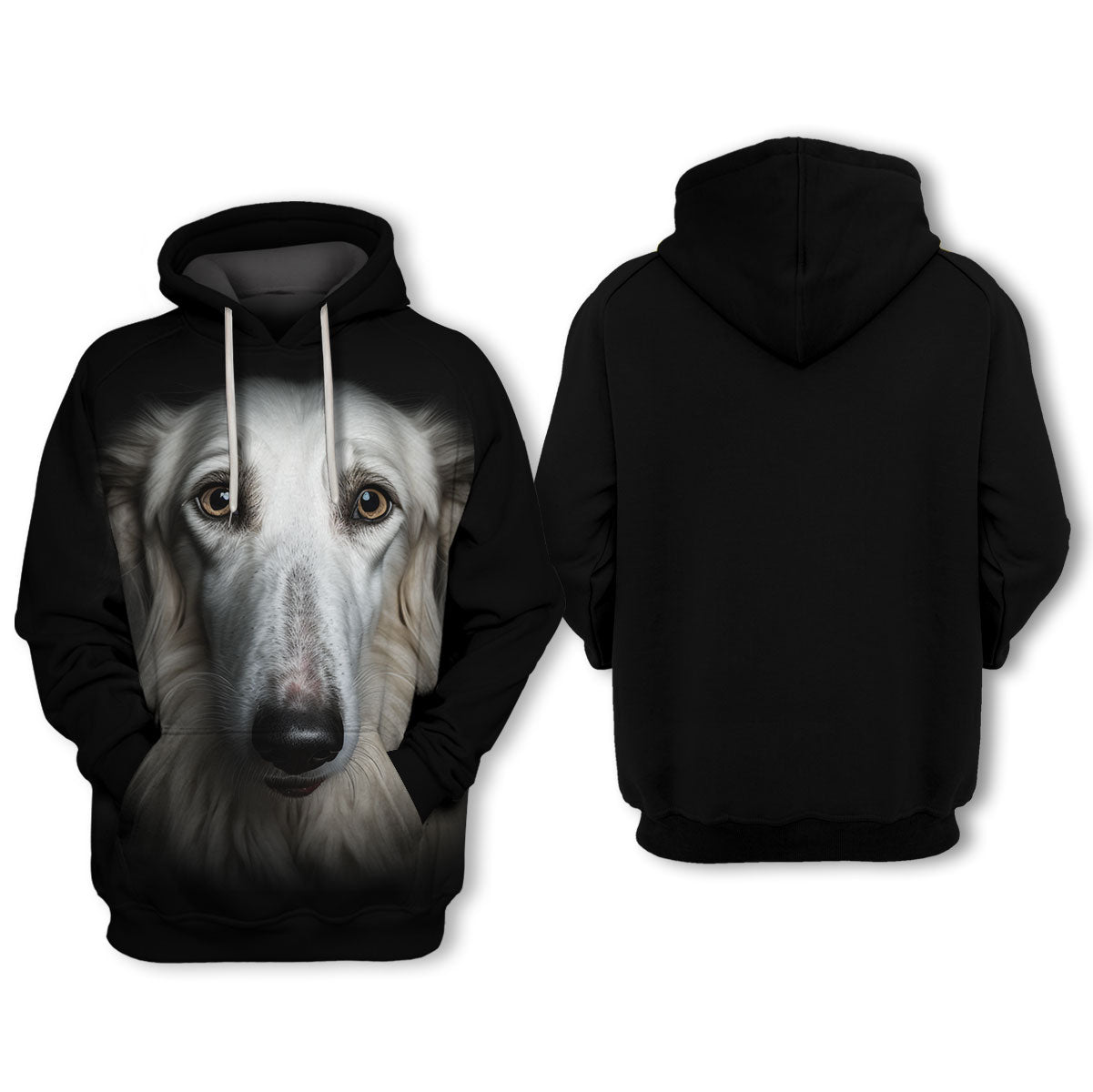 Borzoi - Unisex 3D Graphic Hoodie