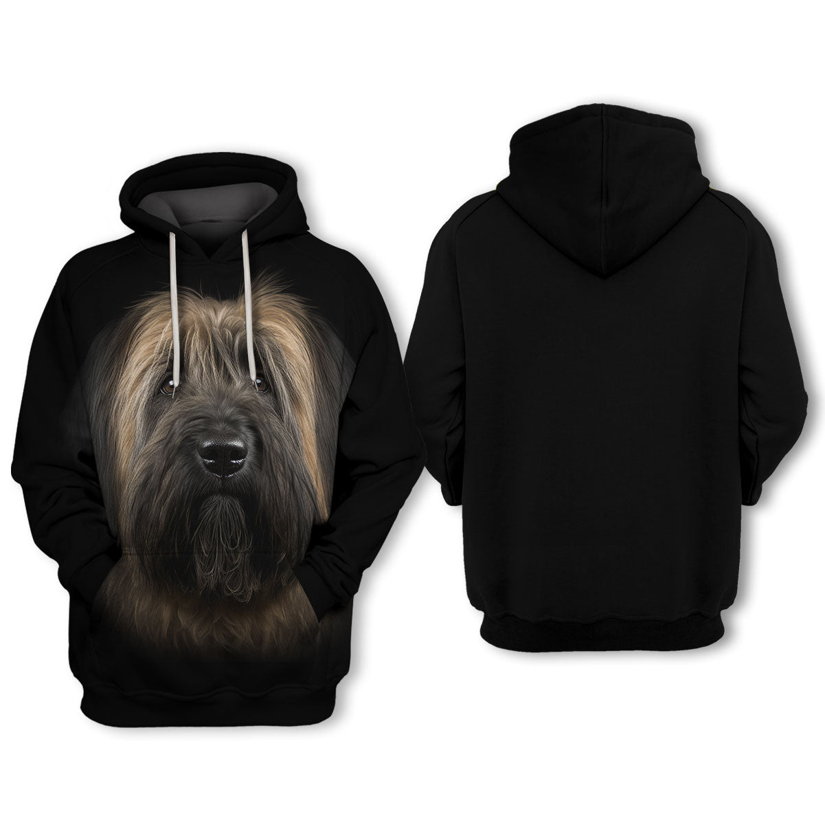 Briard - Unisex 3D Graphic Hoodie