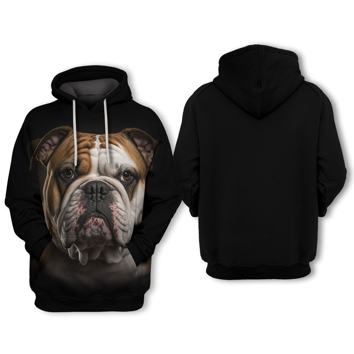 Bulldog - Unisex 3D Graphic Hoodie