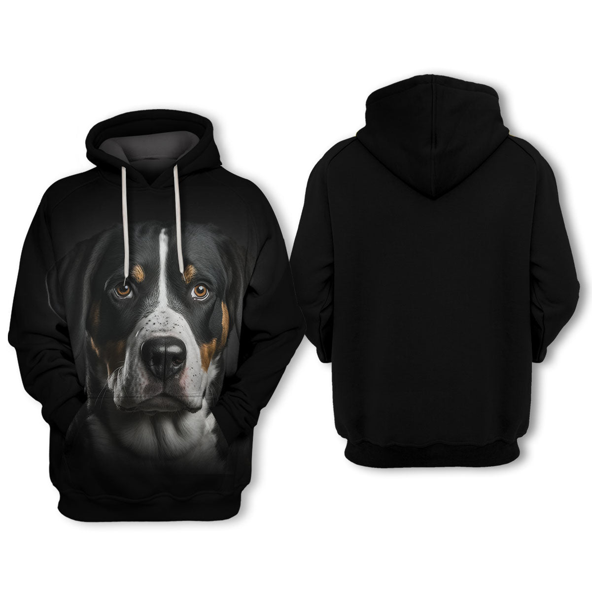 Greater Swiss Mountain Dog - Unisex 3D Graphic Hoodie