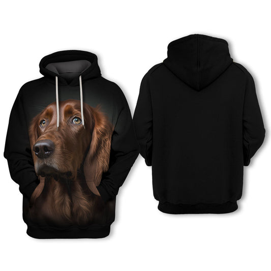 Irish Setter - Unisex 3D Graphic Hoodie