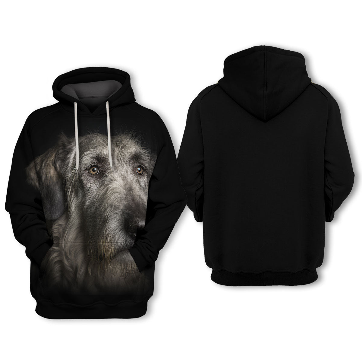 Irish Wolfhound - Unisex 3D Graphic Hoodie