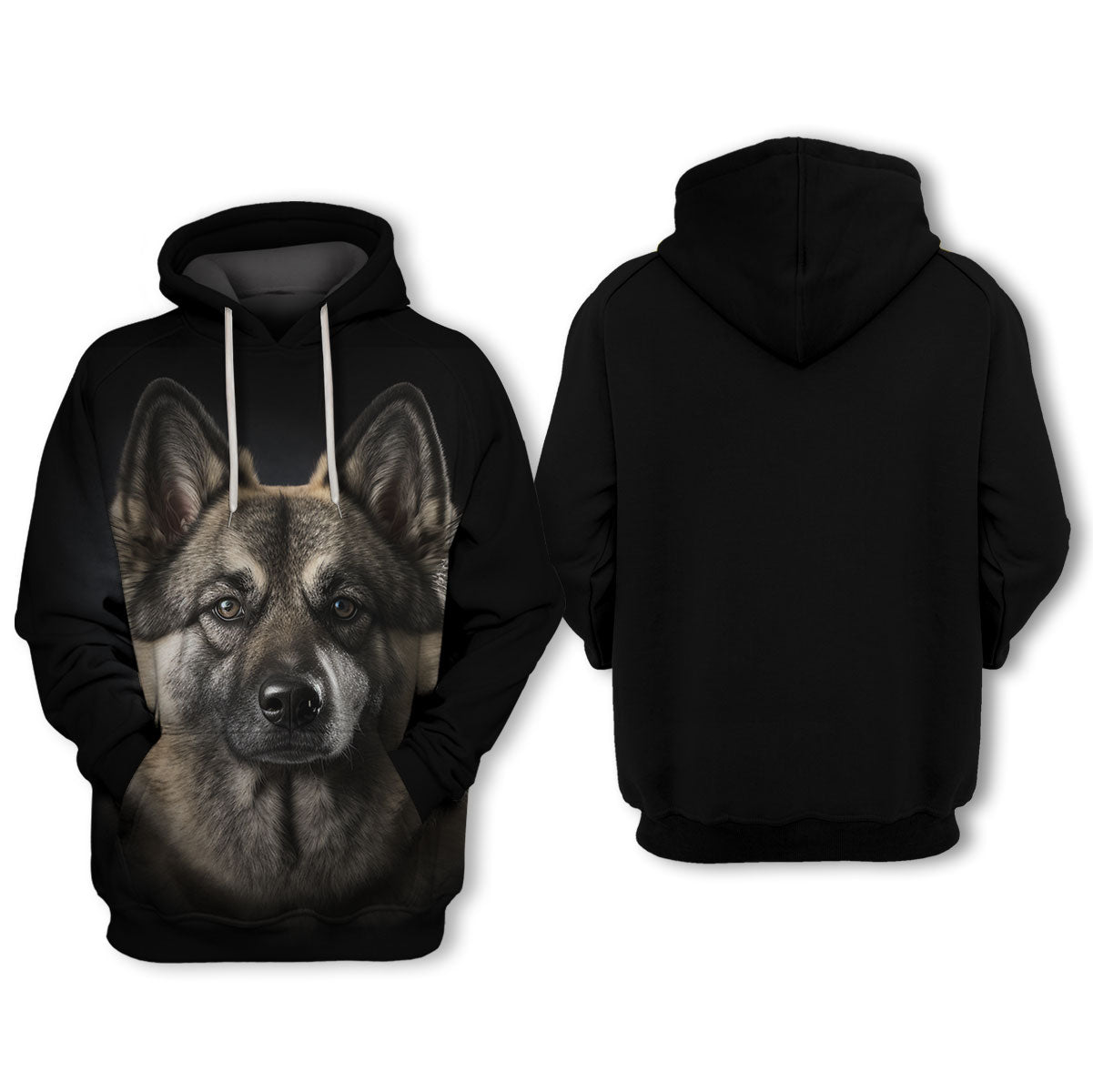 Norwegian Elkhound - Unisex 3D Graphic Hoodie