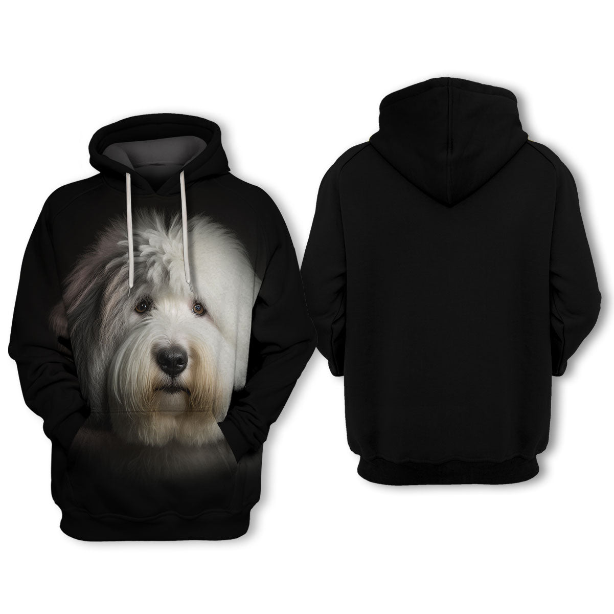 Old English Sheepdog - Unisex 3D Graphic Hoodie