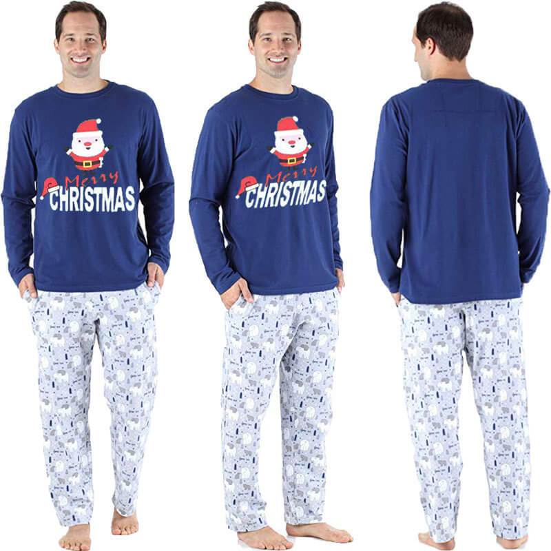 Cute Santa Clause Family Matching Pajamas Set