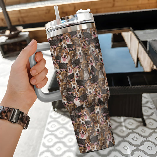 American Staffordshire Terrier Tumbler