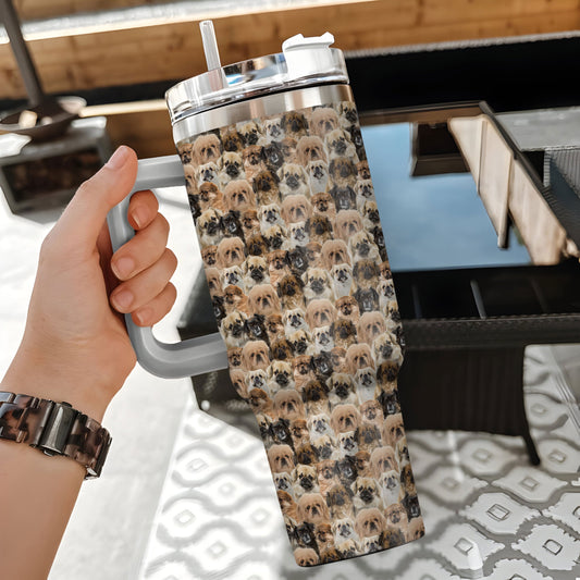 Tibetan Spaniel Tumbler