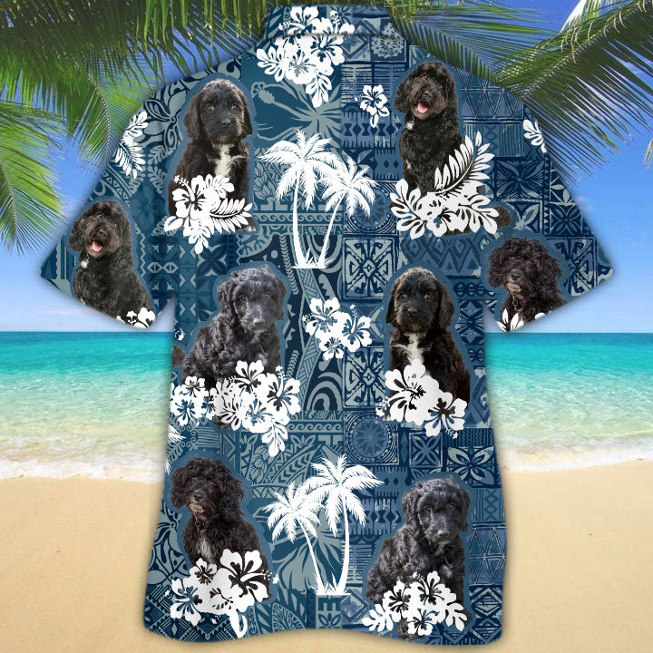 Black Cockapoos Hawaiian Shirt Pocket TD01