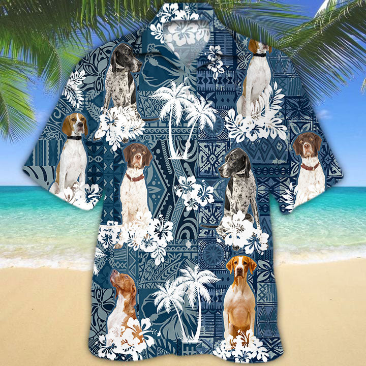 English Pointer Hawaiian Shirt TD01