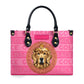 Pink Goldsace Leather Bag