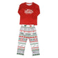 Merry Christmas Cartoon Pattern Design Family Matching Pajamas Set