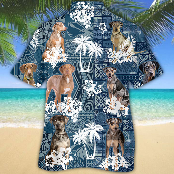 Catahoula Leopard Hawaiian Shirt TD01