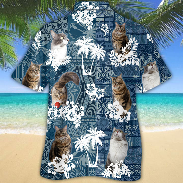 Norsk skogkatt Hawaiian Shirt TD01