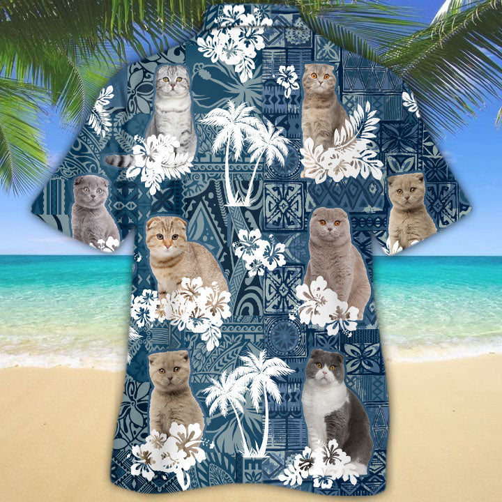 Scottish Fold Hawaiian Shirt TD01