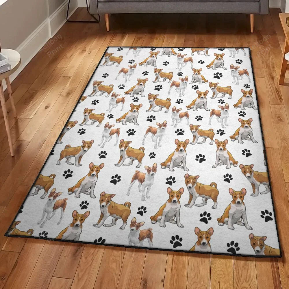 Basenji Area Rug