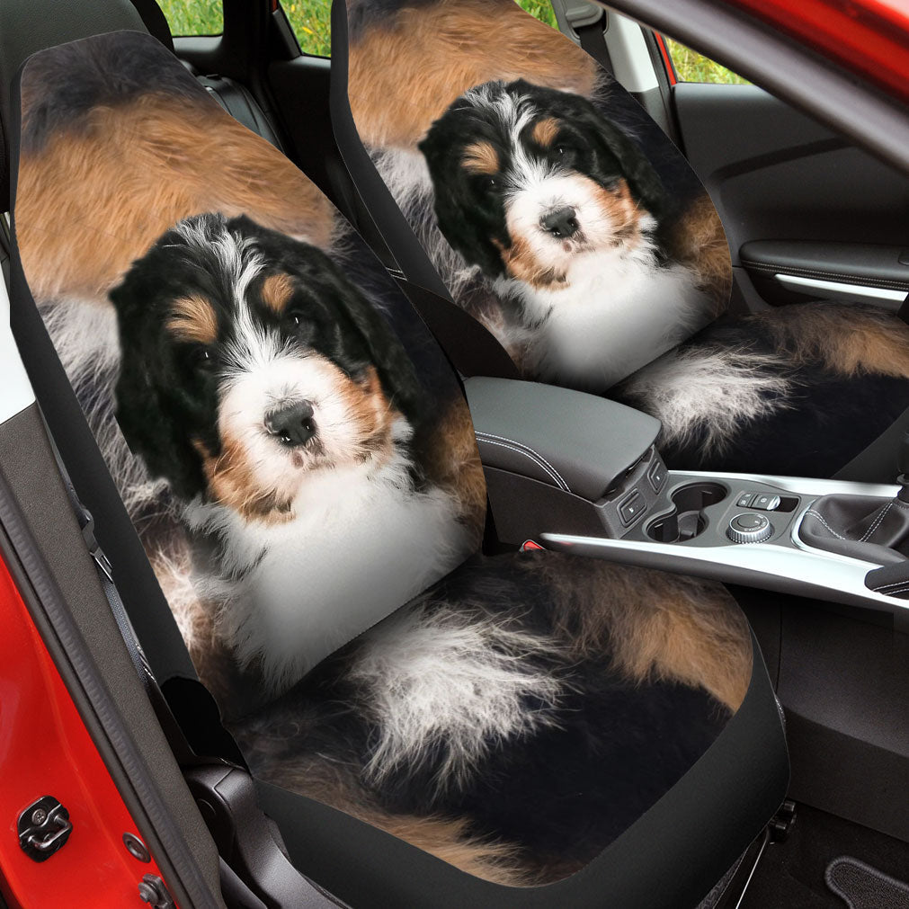 Bernedoodle Face Car Seat Covers 120