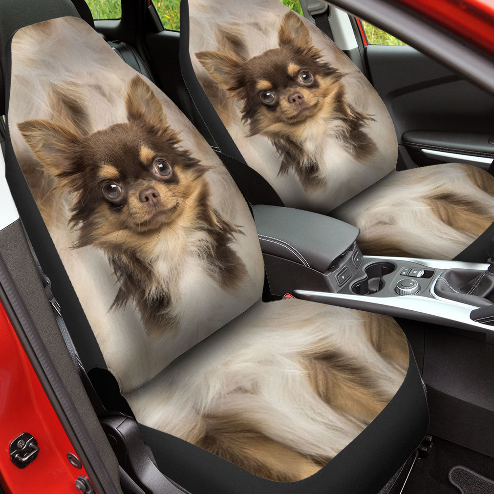 Chihuahua Face Car Seat Covers 120
