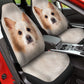 Icelandic Sheepdog Face Car Seat Covers 120
