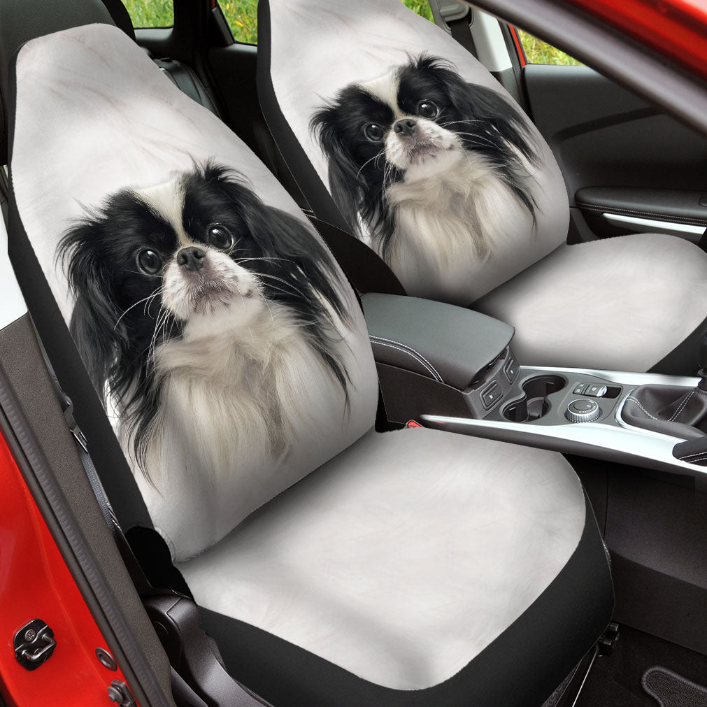 Japanese Chin Face Car Seat Covers 120