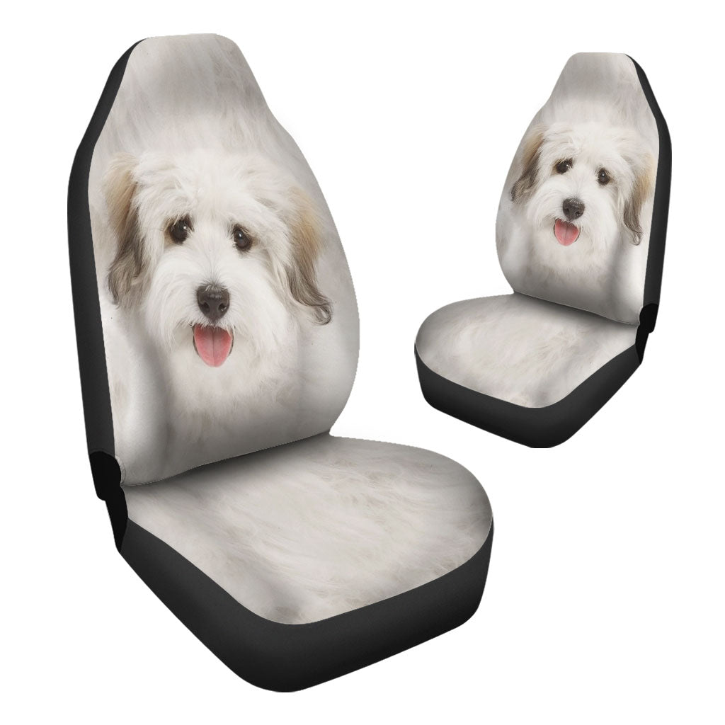 Coton de Tulear Face Car Seat Covers 120