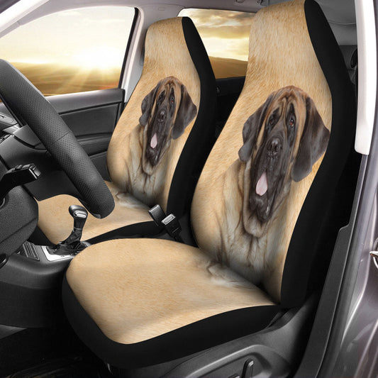 English Mastiff Face Car Seat Covers 120