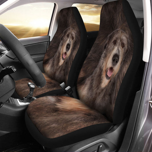 Irish Wolfhound Face Car Seat Covers 120