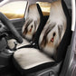 Old English Sheepdog Face Car Seat Covers 120