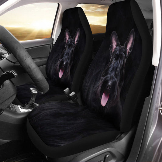 Scottish Terrier Face Car Seat Covers 120