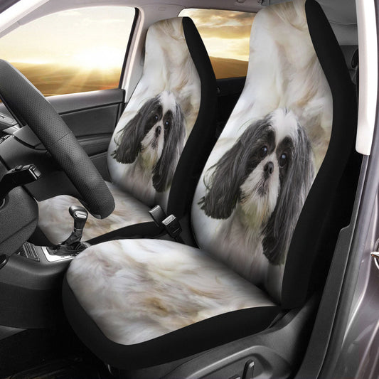 Shih Tzu Face Car Seat Covers 120