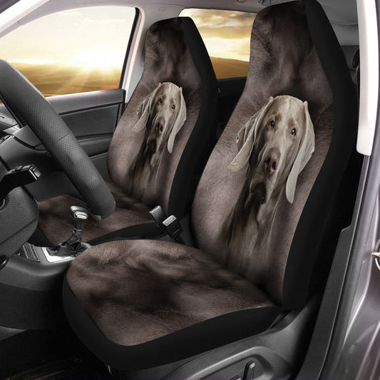 Weimaraner Face Car Seat Covers 120