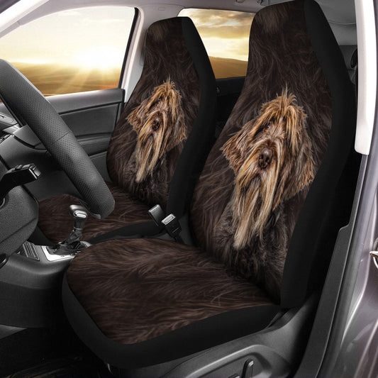 Wirehaired Pointing Griffon Face Car Seat Covers 120