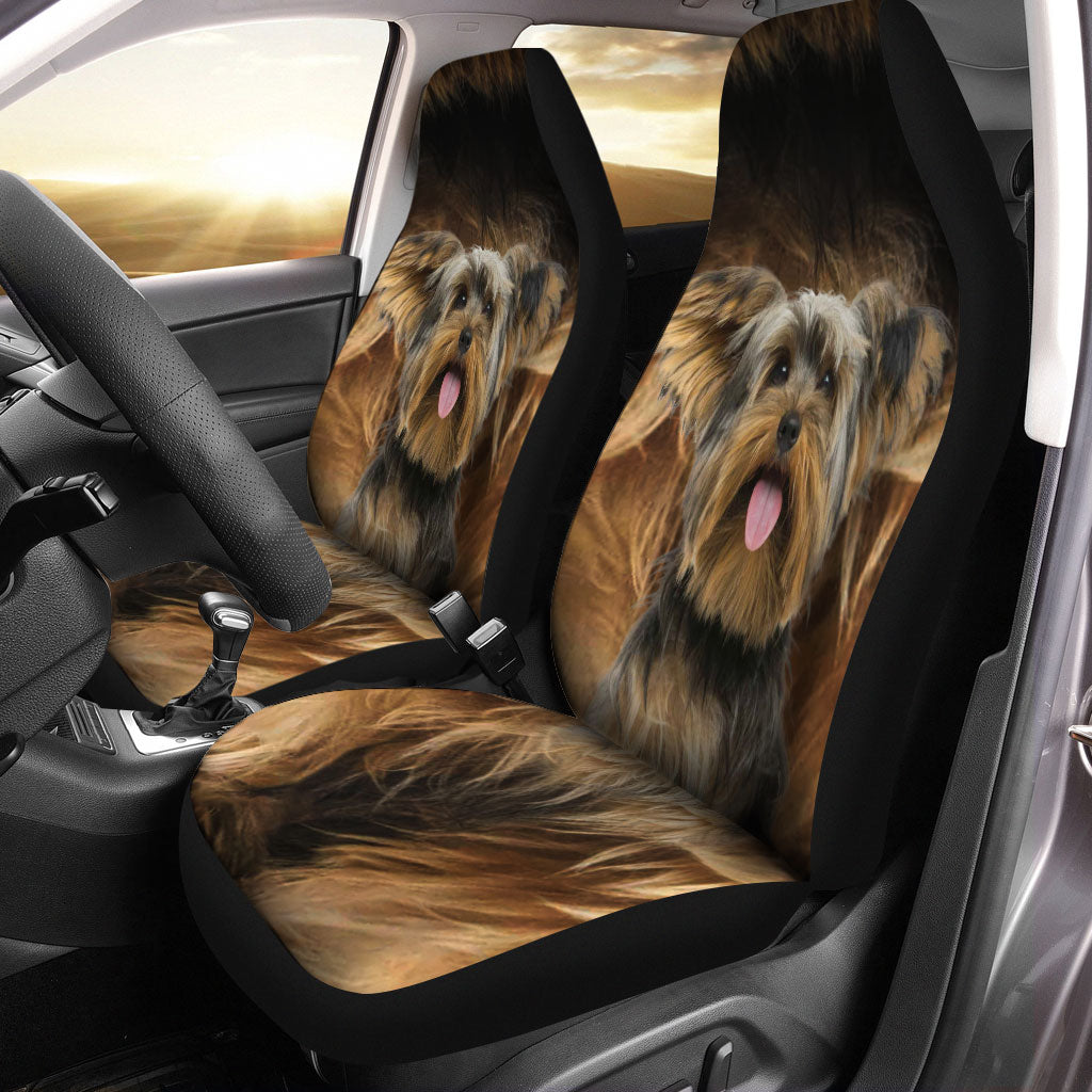 Yorkshire Terrier Face Car Seat Covers 120