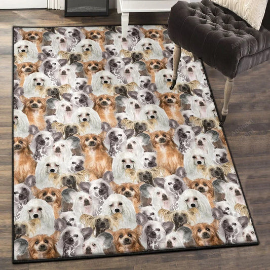 Chinese Crested Area Rug