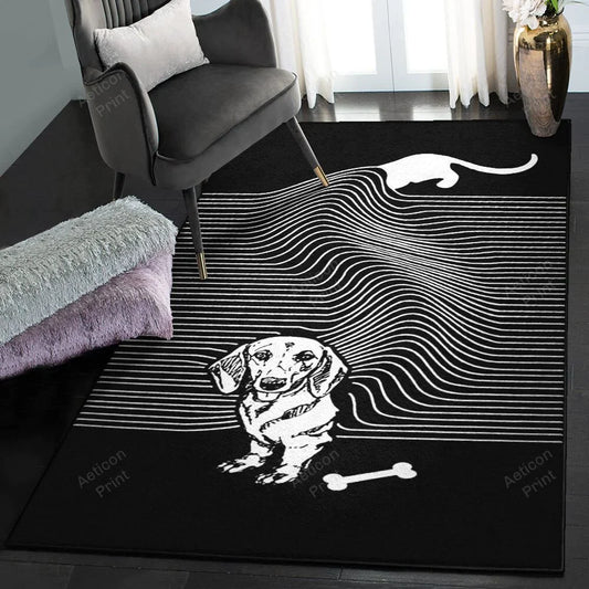 Dachshund Area Rug