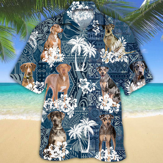 Catahoula Leopard Hawaiian Shirt TD01