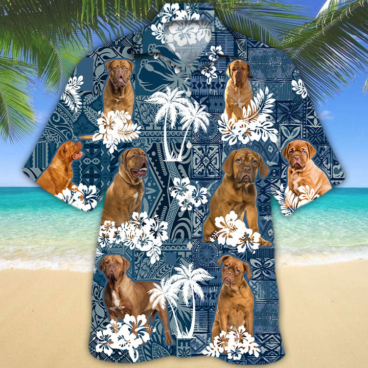 Dogue De Bordeaux Hawaiian Shirt TD01