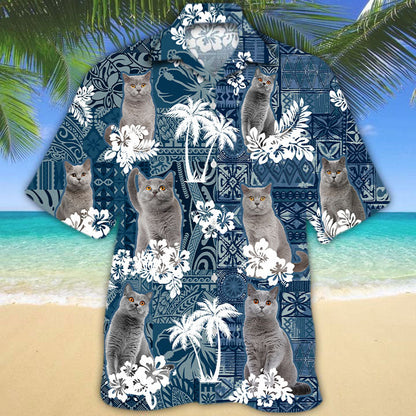 British Shorthair Hawaiian Shirt TD01