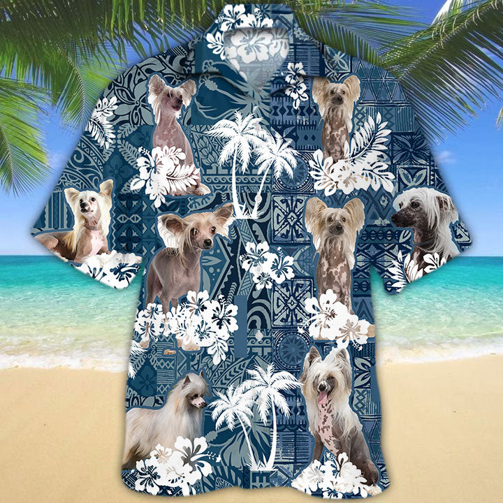 Chinese Crested Hawaiian Shirt TD01