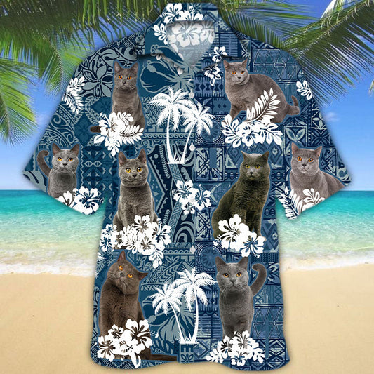 Chartreux Hawaiian Shirt TD01