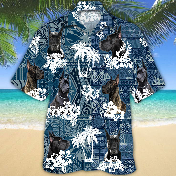 Great Dane 3 Hawaiian Shirt TD01