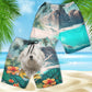 Coton de Tulear - 3D Men's Beach Short