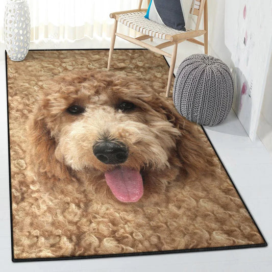 Goldendoodle 2 Area Rug