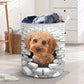 Cockapoo - In The Hole Of Wall Pattern Laundry Basket