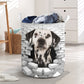 Dalmatian - In The Hole Of Wall Pattern Laundry Basket