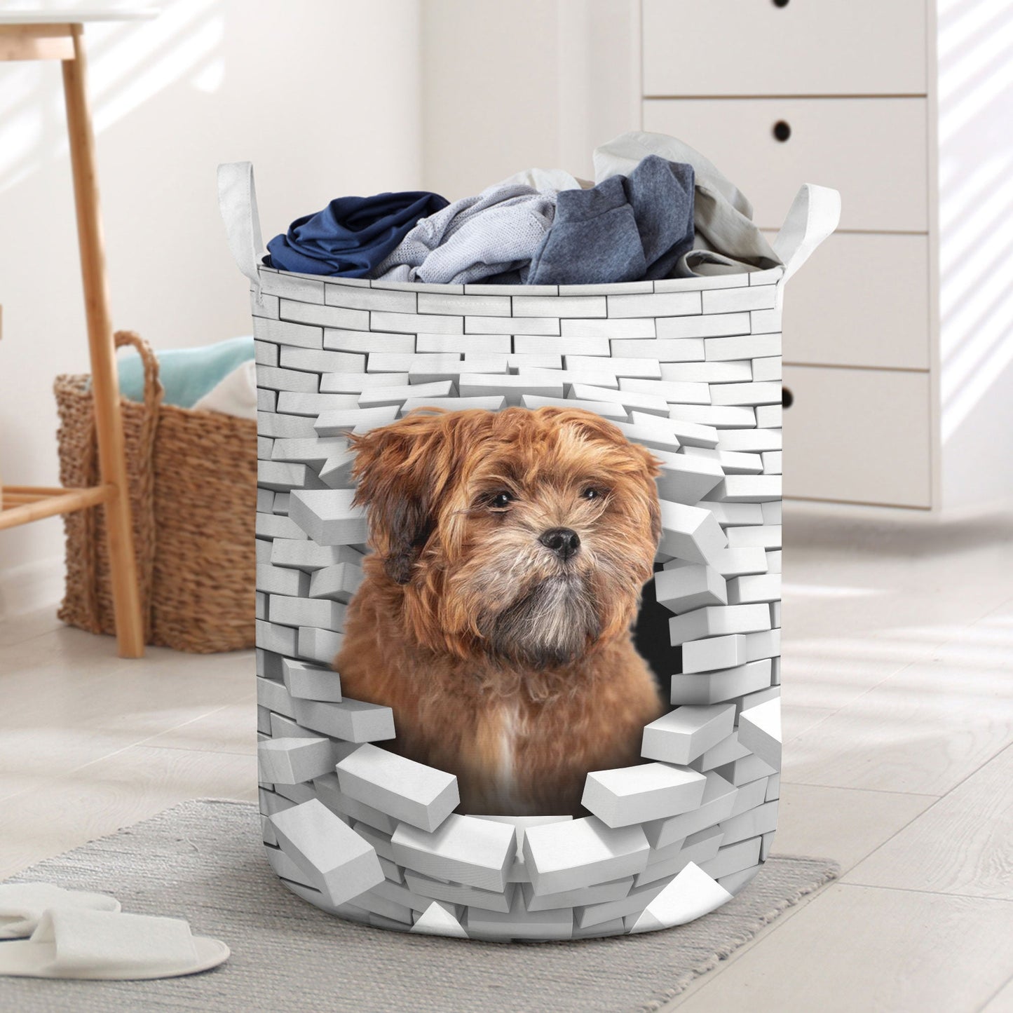 Zuchon - In The Hole Of Wall Pattern Laundry Basket