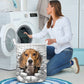 Beagle - In The Hole Of Wall Pattern Laundry Basket