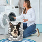 Boston Terrier - In The Hole Of Wall Pattern Laundry Basket