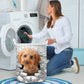 Cockapoo - In The Hole Of Wall Pattern Laundry Basket