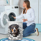 Greater Swiss Mountain Dog - In The Hole Of Wall Pattern Laundry Basket