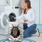 Pinscher - In The Hole Of Wall Pattern Laundry Basket